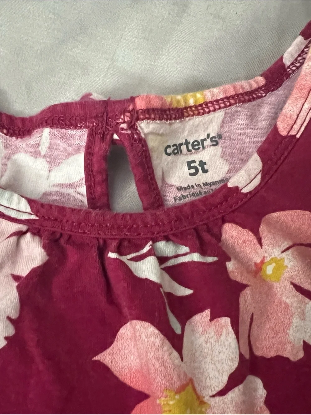 Carter's Girls 5T Floral & Butterfly Dress Set